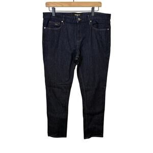 NWT Paule Ka 114 Jean Stretch –Marine Blue Denim Jeans US 8 / FR 42 Parisian Lux